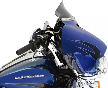 Motorrad Windschutzscheibe Klock Werks Flare Bagger 12,5 cm dunkel Rauch - KW05-01-0389