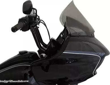Motocikla vējstikls Klock Werks Flare ProTouring 30,5 cm pelēks - KW05-01-0327