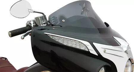 Parabrisas de moto Klock Werks Flare 25,5 cm ahumado oscuro - KW05-05-0040