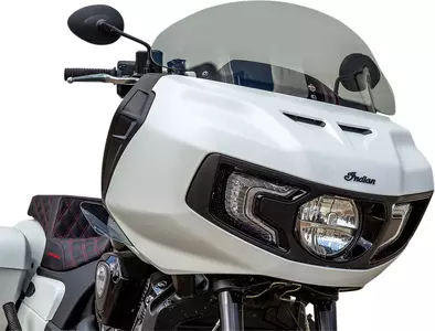 Klock Werks Flare Indian 28 cm tonad vindruta för motorcykel