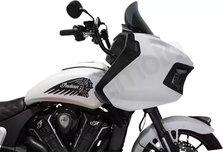 Klock Werks Flare Indian 28 cm sötét füst motorkerékpár szélvédő - KWW-04-0584-DS