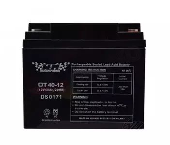 WM OT40-12 40AH 12 V solcelle-UPS batteri til autocampere - 458631