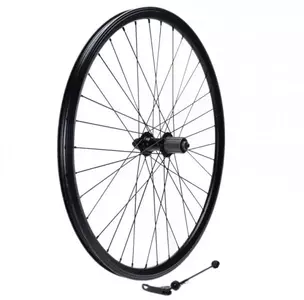 Roda de bicicleta 26 polegadas traseira em alumínio cone preto cassete 7 - 458970