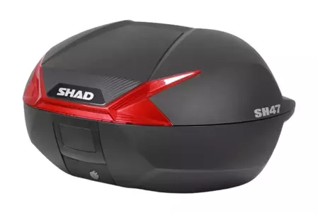 Kmeň Shad SH47 s montážnou doskou - červené vložky - D0B47206