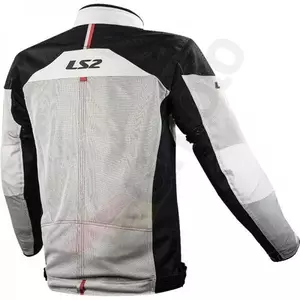 LS2 Alba Man Világosszürke Fekete 3XL motorkerékpár kabát-2