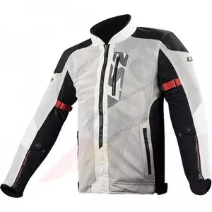 LS2 Alba Man Világosszürke Fekete 4XL motorkerékpár kabát-1