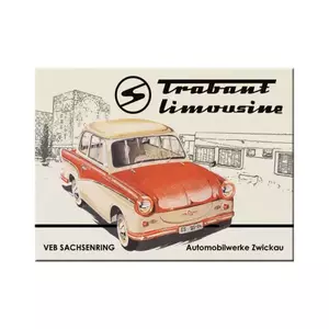 Магнит за хладилник 6x8cm Trabant Limousine-1