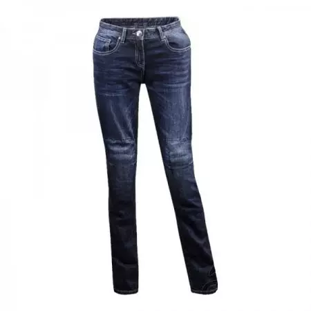 Calças de motociclismo LS2 Vision Evo Lady Jeans Azul XL-2