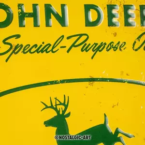 Tinnen poster 20x30cm John Deere-2