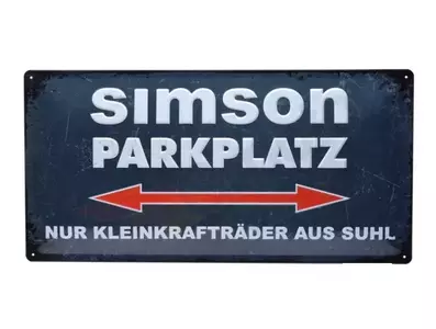 Tablica Simson Parkplatz - 459794