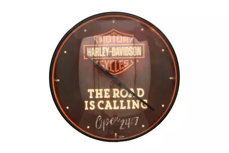 Sieninis laikrodis Harley Davidson Neon - 51202