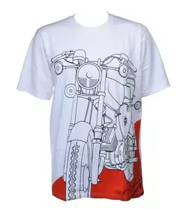 Koszulka T-shirt Simson Flammrot S51 XXL - 460441