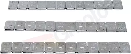 Ratų svoriai 360 vienetų KL Supply silver - 32-8109