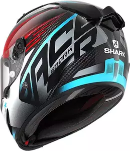 Kask motocyklowy integralny Shark Race-R Pro Carbon Aspy antracyt/niebieski/czerwony M-3