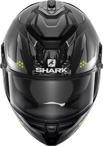 Casco moto integrale Shark Spartan GT Carbon Urikan grigio/giallo M-2