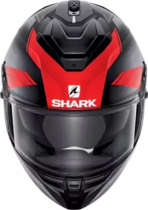 Shark Spartan GT Elgen integrālā motociklista ķivere melna/pelēka/sarkana XS-2