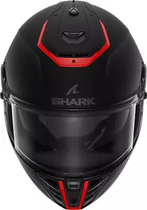 Kask motocyklowy integralny Shark Spartan RS Blank SP czarny/czerwony M-2