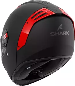 Casque moto intégral Shark Spartan RS Blank SP noir/rouge M-3