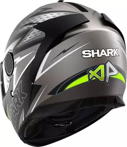 Shark Spartan Adrian Parassol integreret motorcykelhjelm sort/grå/gul XS-3