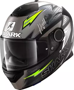 Shark Spartan Adrian Parassol интегрална каска за мотоциклет черна/сива/жълта XL-1