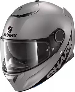 Casco integral de moto Shark Spartan Blank antracita mate XS-1