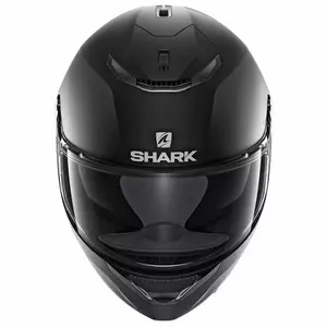 Shark Spartan Blank Integral-Motorradhelm schwarz matt M-2