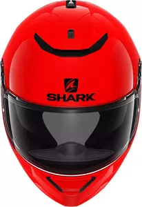 Casque moto intégral Shark Spartan Blank rouge M-2