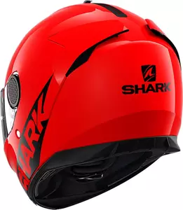 Shark Spartan Blank integral motorcykelhjälm röd M-3