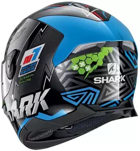 Shark Skwal 2 Noxxys integralus motociklininko šalmas juodas/mėlynas/žalias M-3