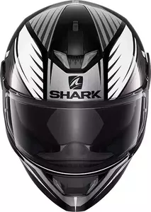 Casco integral de moto Shark Skwal 2 Hallder negro/gris/blanco M-2
