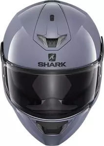 Casco integral de moto Shark Skwal 2 Blank gris XS-2