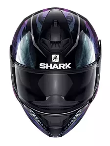 Shark D-Skwal 2 Shigan integralus motociklininko šalmas juodas/violetinis M-2