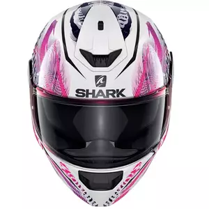 Casque moto intégral Shark D-Skwal 2 Shigan blanc/rose M-2