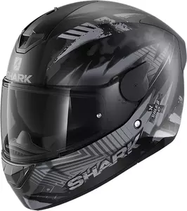 "Shark D-Skwal 2 Penxa" integruotas motociklininko šalmas juodas/pilkas XS-1