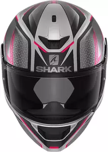 Shark D-Skwal 2 Daven integral motorcykelhjälm svart/grå/pink S-2