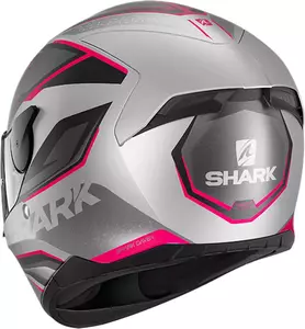 Shark D-Skwal 2 Casco integrale da moto Daven nero/grigio/rosa M-3