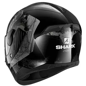 Casco integral de moto Shark D-Skwal 2 Atraxx negro/gris S-3