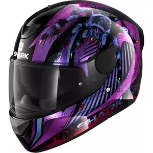 Shark D-Skwal 2 integralus motociklininko šalmas Atraxx juodas/violetinis XS - HE4058E-KVX-XS