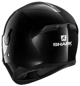 Shark D-Skwal 2 Blank Integral-Motorradhelm glänzend schwarz XS-3