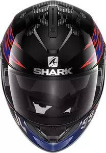 Capacete integral de motociclista Shark Ridill Catalan Bad Boy preto/azul M-2