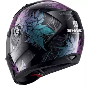 Cască de motocicletă integrală Shark Ridill Nelum negru/violet XS-3
