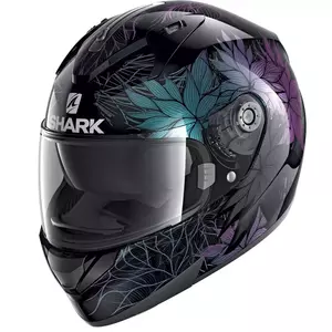 Shark Ridill Nelum Integral-Motorradhelm schwarz/violett S-1