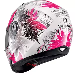 Capacete integral de motociclista Shark Ridill Nelum branco/rosa/preto XS-3