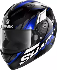 Shark Ridill Phaz integralus motociklininko šalmas juodas/mėlynas/baltas XS-1