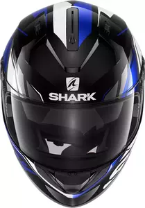 Shark Ridill Phaz integralus motociklininko šalmas juodas/mėlynas/baltas M-2