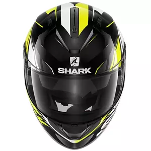 Capacete integral de motociclista Shark Ridill Phaz preto/amarelo/branco M-2
