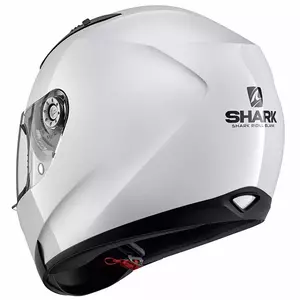 Capacete integral de motociclista Shark Ridill Blank branco M-3