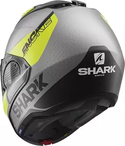 Shark Evo-GT Encke grå/gul/sort kæbe motorcykelhjelm S-4