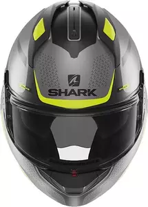 Shark Evo-GT Encke siva/rumena/črna motoristična čelada M-3