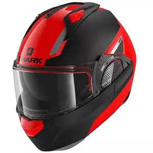 Shark Evo-GT Sean portocaliu/negru, cască de motocicletă cu mandibulă XS-1